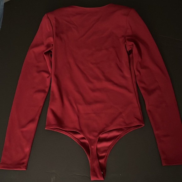 Express Maroon Bodysuit - Picture 2 of 2